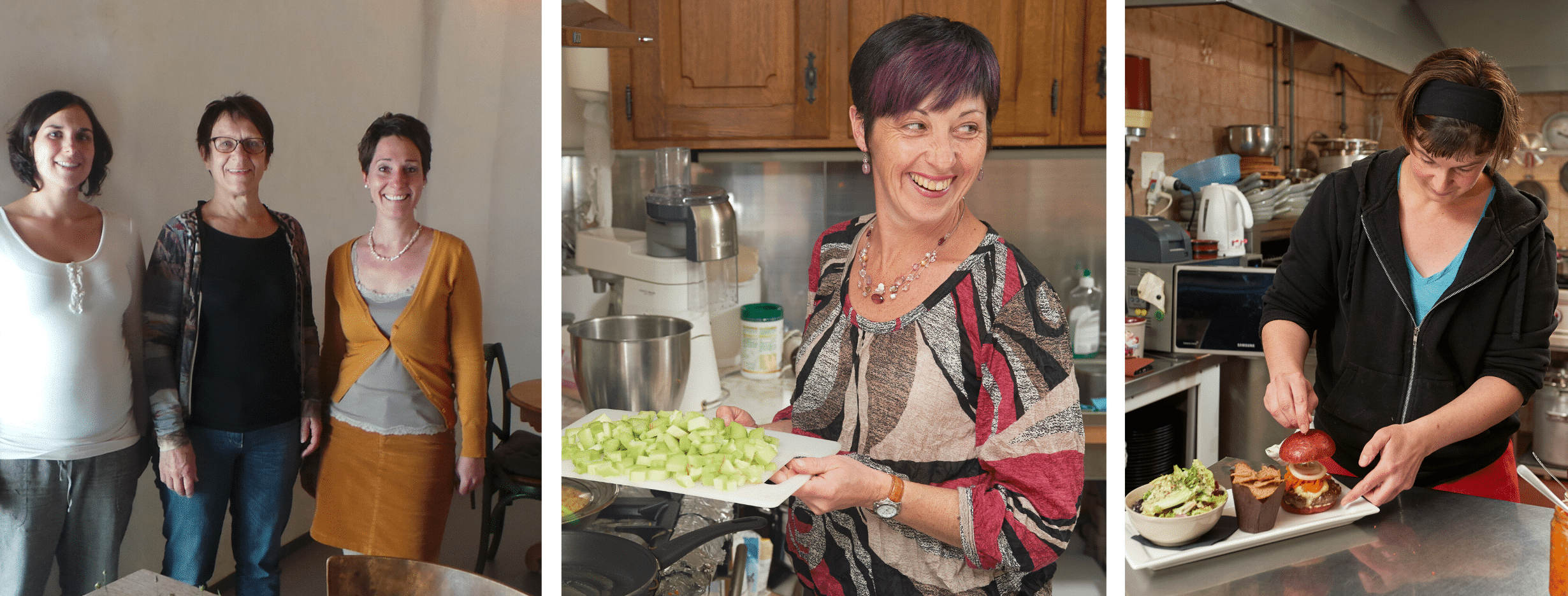 Des restauratrices motivées en montagne